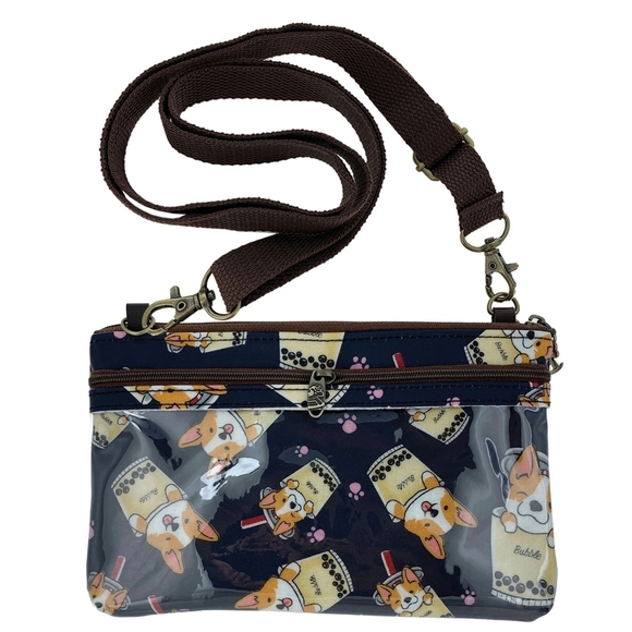 Waterproof Corgi Crossbody Shoulder Phone Purse - Picture 2 of 10